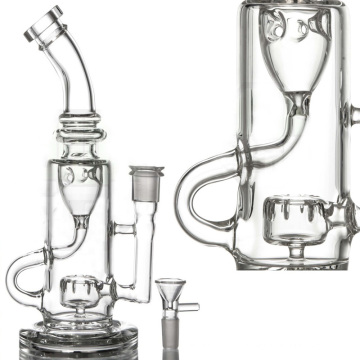 Circ Perc Incycler Tubo de água para o fumo com Bowl (ES-GB-090)